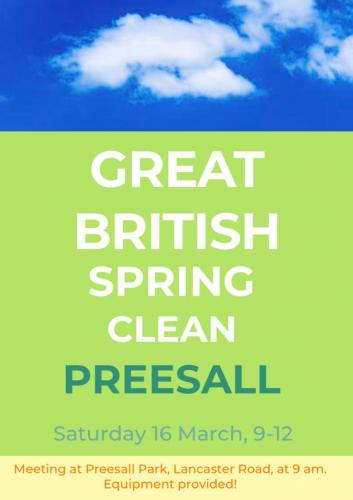 Preesall Town Council British Spring Clean